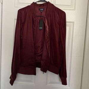 A.N.A. Women’s velvet bomber jacket